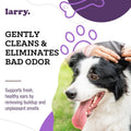 Larry Dog Ear Cleaner Solution & Cat Ear Cleaner for Dogs and Cats - Vet-Recommended Gentle Wash for Pet Ears -Cleans, Dries & Deodorizes - Cucumber Melon - 8 fl oz