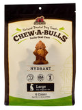 Redbarn Chew-A-Bulls, 6 Pack – Large Hydrant Shape Dog Dental Treats – Daily Oral Care with Fun Ridges & Grooves, All Natural Ingredients, Highly Digestible Chews & Low in Fat