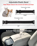 PETSFIT Center Console Dog Car Seat with Adjustable Seat-Rail Anchor Hooks
