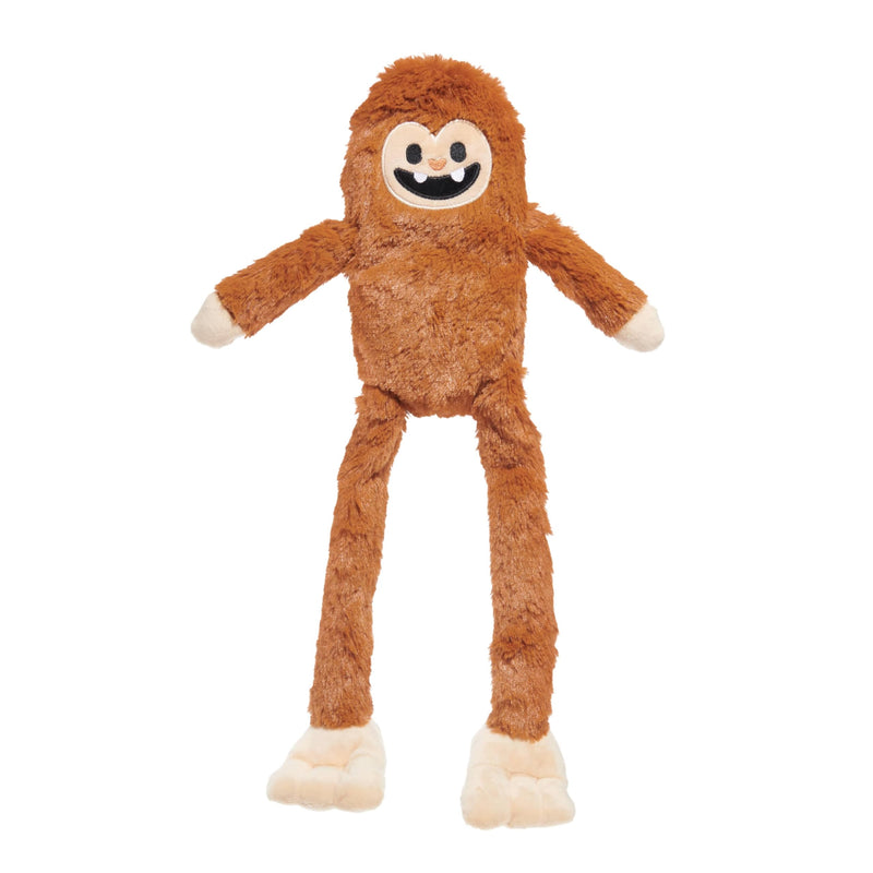 Barkbox Sasquatch Josh Interactive Plush Dog Toy - Squeaky Dog Chew Toy with Crinkle and Whip-N-Flip Arms of Dogs and Puppies