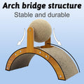 Fhiny Rabbit Scratch Toy, Natural Sisal Rabbit Scratching Ball with Cardboard Pad 2-in-1 Bunny Claw Scratcher Interactiv