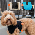 Suitical Recovery Suit for Dogs - XL Black - Dog Surgery Recovery Suit with Clip-Up System, Breathable Fabric for Spay, 
