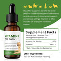 Vitamin E for Dogs - Liquid Vitamin E Oil Supplement for Skin, Coat