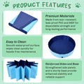 Foldable Dog Pool 47'' x 12''(120 x 30cm)