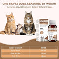 Tapeworm Dewormer for Cats and Kittens – Liquid Cat Dewormer for Tapeworms