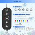QZQ Fish Tank Light – Aquarium Light 24/7 Mode LED Aquarium Lights for Fish Tank with Adjustable Timer/Brightness, Aquar