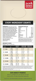 The Honest Kitchen Human Grade Wholemade Whole Grain Chicken & Salmon Dehydrated Puppy Dog Food, 7lb Bag (Makes 28lbs)