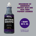 Weaver Livestock Whitening Shampoo for Horses, Pigs, Cattle, Gentle, and Effective Coconut-Based Hide, Hair, and Shampoo