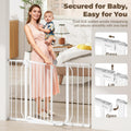 29"-45" Baby Gate for Stairs & Doorways, Auto Close Dog Gate Indoor