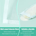AQUANEAT Aquarium Filter Media Bags 6pcs Fish Tank Extra Fine 100 Micron Mesh Bags with Plastic Zipper for Activated Car