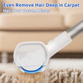 ACE2ACE A3 Pro Carpet Roller for Pet Hair, Carpet Pet Hair Removal Tool, Reusable Large Lint Rollers, 5 Feet Long Handle No Bending No Kneeling, Cat Dog Hair Remover for Carpet, Rugs, Mats, Black