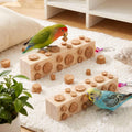 Bird Foraging Toy Parakeet Toys for Budgie, Conure, Cockatiel, Lovebird, and Small to Medium Parrots, 2 Pack Hanging Par