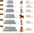 Mora Pets Cat Bed Ultra Soft Dog Crate Pad Star Print 14 x 17.5 inch