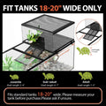 Stainless Steel Turtle Basking Platform, for 18‑20 Inch Wide Aquariums, XL
