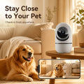 DYPCO Indoor Camera for Home Security, 5G Baby Pet Camera with Phone App, 360° PTZ Indoor Camera for Baby MonitorDog Cam