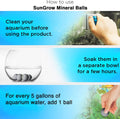 SunGrow Mineral Balls for Betta Water Conditioning, 0.3-Inch, 10 Pack