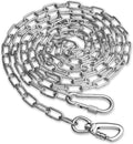 Heavy Duty Dog Chain for Yard-15FT Metal Dog Chain Leash Chew Proof,Long Dog Lead for Outside with Strong Swivel Hook,Ou