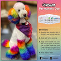 OPAWZ Permanent Dog Hair Dye, Pet Hair Dye Safely Used by Grooming Salons for a Decade, Pet Safe Dye Lasts Over 20 Washes, Bright Color for Dogs and Horses (Adrian Pink)
