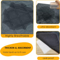4 Pack Guinea Pig Cage Liners Washable Guinea Pig Bedding Reusable Waterproof Super Absorbent Guinea Pig Pee Pads Anti S