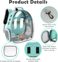 Bird Backpack, Bird Carrier Travel Cage with Perch, Portable Wildbird Carrier Bag, Parrot Parakeet Cockatiel Cage with Food Bowl & Stainless Steel Tray for Conures Budgie Canary Lovebirds Small Animal