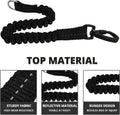Long Dog Leash 15 FT: Heavy Duty Rope Leashes for Dogs Training with Swivel Lockable Hook Reflective Threads Bungee and 
