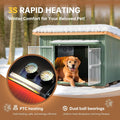 Briidea 400W Dog House Heater with PTC Rapid Heating (3 Seconds), 32℉-122℉ Temperature Range, 11.5FT Anti-Chew Cord, Hea
