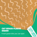 Havira Healthy Lickable Creamy Cat Treats Hairball Control – Chicken & Cat Grass Flavor Squeeze Treats with Psyllium Hus