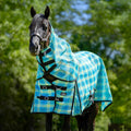 Jeffers Romper Stomper Durable Mesh Fly Sheet for Horses with Detachable Neck, 87" – Heavy Duty Breathable Textilene Mes