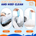 180 Count Automatic Cat Litter Box Liners, Drawstring Waste Bags