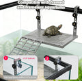 Turtle Basking Platform with Suction Cups & Adjustable Long Hooks
