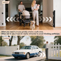 Miumoon 120 inch Reinforced Retractable Baby Gates 34 inch Tall