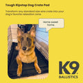 K9 Ballistics Tough Ripstop Dog Crate Pad, 41 x 27, Sage Green