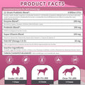NATURE TARGET Probiotics for Dogs & Digestive Enzymes for Digestive Health - Plus Fish Oil & Vitamins Supplement for Allergies & Immune & Itchy Skin, 120 Chicken Flavor Probiotic Soft Chews