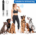 2 Pack Adjustable Ultrasonic Dog Whistle, Dog Training Whistle with Lanyard