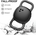 DDJ 2-Pack Cat Collar Case for Life360 Tile Sticker (Small Tracker)–NOT Compatible with Tile Mate/Pro–Silicone Protective Holder for Dog/Pet Collar, Ultra Durable, Easy Installation, Lightweight,Black