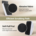 Yaubay Aquarium Magnet Glass Cleaner, Magnetic Fish Tank Cleaner with Algae Scraper, Double Sided Cleaning Scrubber Brus