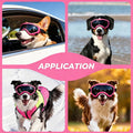 Dog Goggles for Medium Large Breed UV Protection Windproof Anti-Fog Eyewear