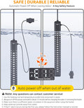 SEAOURA 800W Aquarium Heater for 100-180 Gallon Tank Thermostat Temp Probe