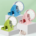 VANNON 4 in 1 Quiet Hamster Exercise Wheel, Multi Functional Hamster House with Running Wheel, Water Bottle, Food Bowl a