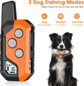 PIOUNS Shock Collar for Dogs, Dog Training Collar with Remote, 3 Modes