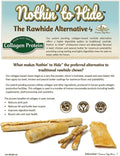 Fieldcrest Farms Nothing to Hide Natural Rawhide Alternative Small Twist Stix for Dogs -50 Pack - All Natural Easily Digestible Chews for All Breed Dogs - Great for Dental Health Plus Magnet