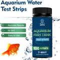 Aquarium Test Strips,7-Way Freshwater Saltwater Fish Tank Pond Test(100ct)