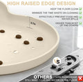 SMILOOL Waterproof Silicone Pet Food Mat with Raised Edge for Dog & Cat