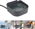 NAMSAN Small Heated Water Bowl for Cats Outdoor, 1L Heated Dog Bowl, Hanging Chicken Water Heater, Provides Drinkable Wa