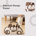 Small Dog Sling Carrier - Breathable Puppy Carrier with Pockets & Adjustable Strap, Lightweight Pet Carrier for Small Do