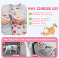 Supet Cat Grooming Wrap for Cutting Nails, 2026 Self-Adherent Cat Wrap, Anti-Escape Calming Cat Swaddle Wrap for Medicine, Nail Clipping, Teeth Brushing, Ear Cleaning