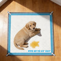 Pee Pad Holder, 24×24 Inch Thickened Silicone Dog Pee Pad Holder Tray