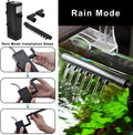 DOMICA 100GPH 5W Internal Aquarium Filter with Aeration System Power Filter for 5 to 15 Gallons Fish Tank, Submersible F