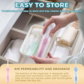 Gluckelk 2-Pack 3-Sided Dog Toothbrush, Puppy Toothbrushes with Unique Bristle Technology, Oral Care for Pets, for Medium and Small Dogs