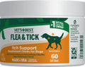 Vet's Best Flea & Tick Soft Chews for Dogs, Immune & Itch Support, 60 Count